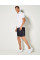 Navy/White Classic Fit Track Short