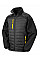 Black/Yellow Compass Padded Softshell Jacket