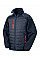 Navy/Red Compass Padded Softshell Jacket