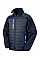 Navy/Yellow Compass Padded Softshell Jacket