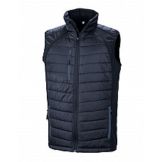 Navy/Navy Compass Pad Softshell Gilet