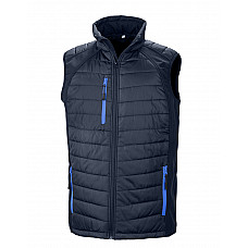 Navy/Royal Compass Pad Softshell Gilet