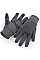 Graphite Grey Softshell Sports Tech Gloves