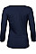 Navy Women's Stretch 3/4 Sleeve Tee