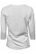 White Women's Stretch 3/4 Sleeve Tee