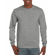 Graphite Heather Adult Long Sleeve T-Shirt