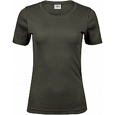 Deep Green Ladies' Interlock Tee