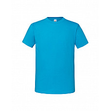 Azure Blue Men's Iconic 195 Ring Spun Premium T