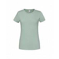 Sage Ladies' Iconic 195 Ring Spun Premium T