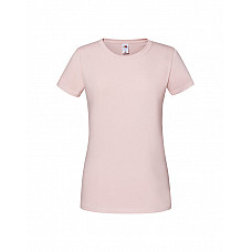 Powder Rose Ladies' Iconic 195 Ring Spun Premium T