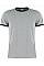 Light Grey Marl/ Black Fashion Fit Ringer Tee