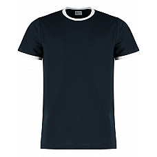 Navy/White Fashion Fit Ringer Tee