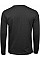 Black Men's Long Sleeve Fashion Sof-Tee