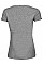 Heather Grey Ladies Roll-Up Tee