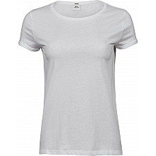 White Ladies Roll-Up Tee