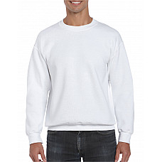 White DryBlend® Adult Crewneck Sweatshirt