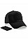 Black Removable Patch 5 Panel Cap