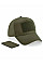 Military Green Removable Patch 5 Panel Cap