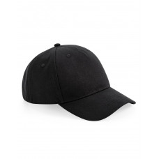 Black Organic Cotton 5 Panel Cap