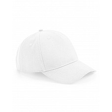 White Organic Cotton 5 Panel Cap