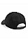 Black Junior Organic Cotton 5 Panel Cap