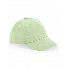 Pistachio Junior Organic Cotton 5 Panel Cap