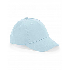 Powder Blue Junior Organic Cotton 5 Panel Cap