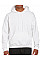 White DryBlend®  Adult Hooded Sweatshirt