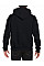 Black DryBlend®  Adult Hooded Sweatshirt