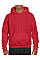 Red DryBlend®  Adult Hooded Sweatshirt