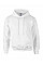 White DryBlend®  Adult Hooded Sweatshirt