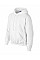 White DryBlend®  Adult Hooded Sweatshirt