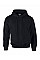 Black DryBlend®  Adult Hooded Sweatshirt