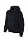 Black DryBlend®  Adult Hooded Sweatshirt