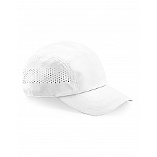 White Technical Running Cap