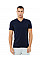 Navy Canvas Unisex Jersey Short Sleeve V-Neck Tee