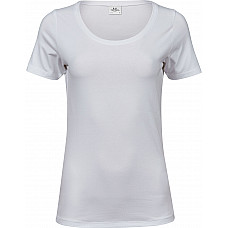 White Women's Stretch Tee