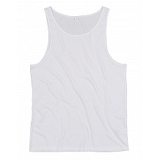 White One Drop Armhole Vest