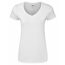 White Ladies' Iconic 150 V-Neck T