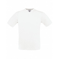 White Men's Exact V-Neck T-Shirt