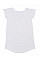 White Women's Loose Fit T Dress