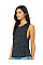 Black Women's Flowy Scoop Muscle Tank