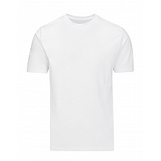 White Unisex Essential Organic Heavy T