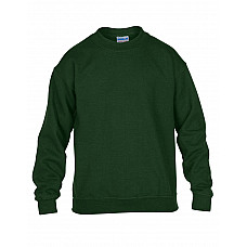 Forest Green Heavy Blend™ Youth Crewneck Sweatshirt