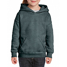 Dark Heather Heavy Blend™ Youth Hooded Sweatshirt