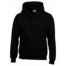 Black Heavy Blend™ Youth Hooded Sweatshirt