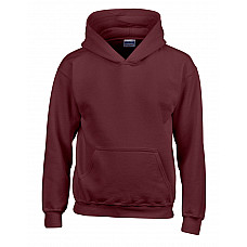 Maroon Heavy Blend™ Youth Hooded Sweatshirt