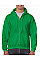 Irish Green Heavy Blend™ Adult Full Zip Hooded Sweatshirt