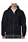 Black Heavy Blend™ Adult Full Zip Hooded Sweatshirt