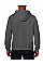 Dark Heather Heavy Blend™ Adult Full Zip Hooded Sweatshirt